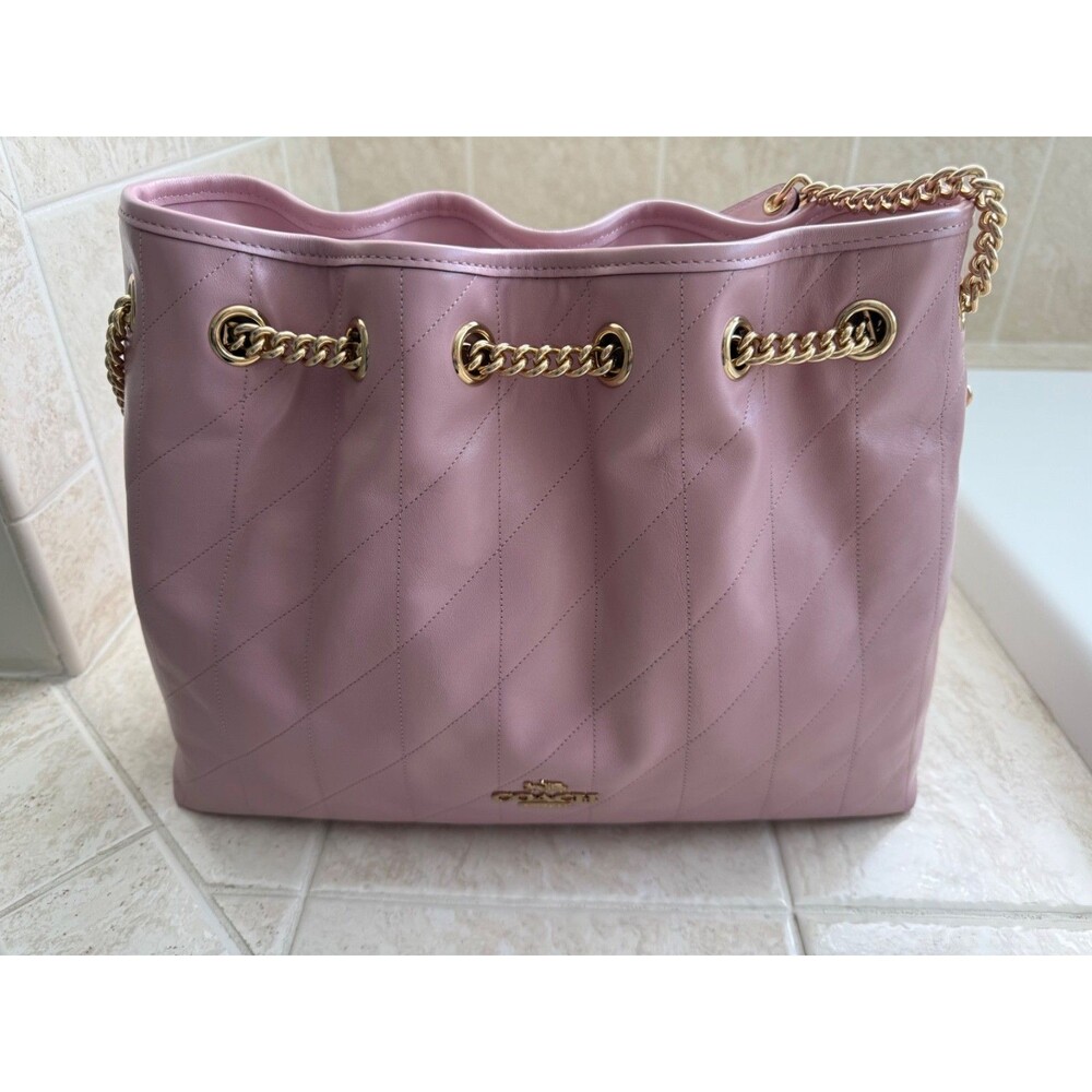 Coach Carnation Pink Leather Evelyn - See Description